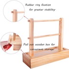 Viredelo Yarn Holder Dispenser For Crocheting  Burlywood