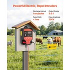 Electric Fence Charger 10kv 3j Ac Dc Electric Fence Energizer 1 86 Miles Range