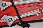 Lot Of 3 Proto Professional Adjustable Wrenches 12  10  8  Alloy Steel Tools