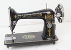 Antique 1919 Lotus Singer 66 k  Treadle Sewing Machine Head W some Attachments 
