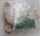 Leewards Santa And His Sleigh Vintage Sequin Bead Christmas Ornament Kit Nos