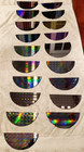 19 Pc Lot Half Moon Silicon Semiconductor Lithography 200mm Wafer Slices Lot  vb