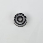 Set Of 2 Lampshade Style Electric Guitar Knobs  Clear W black