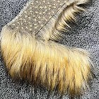 2m Faux Fur Trimming Fluffy Patches Fabric Clothing Edge Strip Sewing Diy Craft