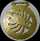 Scorpio    Astrology  Horse Brass  n747 
