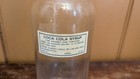 Antique Coca Cola Glass Apothecary Syrup Bottle W  Label 7  Vtg Medicinal