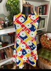 Super Cute Tru Vtg 1960s Mini- Mod Psychedellic Abstract 