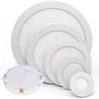 Led Panel Light Recessed Ceiling Lamp Downlight Fixture 3w 6w 9w 12w 15w 18w 24w