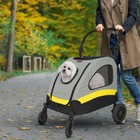 Small Dog Stroller Cats Pet Jogger Travel Trolley Foldable Carrier Cart Outdoor
