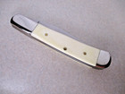 Vintage Parker Edwards Usa A 1423-1 Smooth Bone Trapper Knife