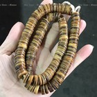 Genuine Tibetan Bone Prayer Beads - 12mm Antique Buddhist Mala Bracelet