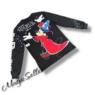 2025 Walt Disney World Parks Sorcerer Mickey Shirt Long Sleeve Black Adult M