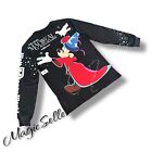 2025 Walt Disney World Parks Sorcerer Mickey Shirt Long Sleeve Black Adult Xl