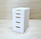 New Ikea Alex Replica Dollhouse Miniature 1 12 White Drawer Desk Storage Unit