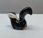 Vintage Hagen Renaker Mom Skunk Miniature Figurine 1970 Pink Nose Glossy