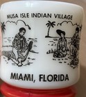 Vintage 1950s Miami Florida Musa Isle Seminole Indian Village Souvenir Mug
