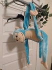  Blue Monkey Plush Hanging Sticky Hands Chimp Soft Toy Large 30  Peek A Boo