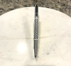 Vintage Parker Pen  black And White Vector Roller Ball Series  Optical Pattern