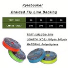 Kylebooker  Braided Fly Line Backing  20lb  300yds  Fly Line Fly Rod Fly Reel