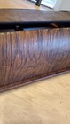 Vintage Singer Treadle Sewing Machine Cabinet  Wood  Dress Guard