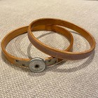 Rare Vintage Queen Tension Wheel 4  Wood Embroidery Hoop Ring Felt Lined