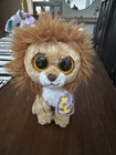 Rare Solid Eye Beanie Boos - Petunia Peanut Magic King And Beanie Baby Roary