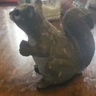 Resin Squirrel Figurine Brown Decorative Collectible