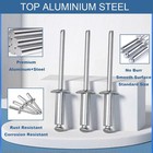 620 Pcs Aluminum Blind Pop Rivets Assortment Kit 14 Sizes With Stainless Steel W
