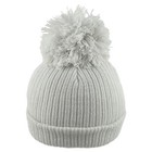 Baby Pom Pom Hat Bobble Beanie Cap Knitted Boy Girl Nb  0-3  3-6  6-12 Months