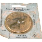 Vintage Amerock 1960 s Bright Brass 2 1 4  Cabinet Knob Backplate A519-3