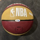 Donovan Mitchell Signed Logo Basketball Cleveland Cavaliers Silver Ink 5-star