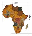 3d Premium Durable Birch Plywood Africa Map For Wall Home And Office 23  X 21 