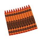 Crayola Bulk Crayons  Orange  12 Count   Refill Pack Standard Size 1 Dozen New