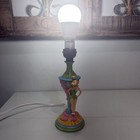 Disney Tinker Bell Lamp - Tinker Bell Standing By Lamppost - Works - No Shade