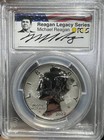 2022 W  25 Palladium Eagle Pcgs Pr-70 Reagan Legacy Series Reverse Proof