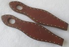 Parelli Beaded Edge Hermann Oak Harness Leather Slobber Straps  Nice Clean Cond