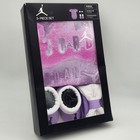 3 Piece Jordan Baby Girls Gift Set   Outfit  0-6 Months  Headband Booties Purple