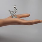 Golfing Alien Ready For A Hole In One Pewter Statue S-004