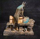 Rare Ancient Egyptian Antique Anubis Statue God Of Mummification Unique Egypt Bc