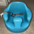 Bumbo Floor Baby Seat - Teal Blue With Safety Harness