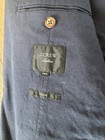 J crew Suit Jacket   Pants Navy 36 30 Blazer Cotton Linen Chino Full Set Casual