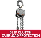 Jet Aluminum 1 Ton Hand Chain Hoist 10 Ft Lift Al100-100-10