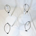 Set Of 4 Metal Adjustable Play   Display Stands For 18  American Girl Dolls Lot