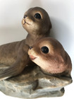 1981 Adorable Ceramic Homco Seals Figurine