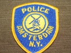 3  High Amsterdam Ny Windmill Police Patch New