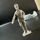 Marx Toys Wwii Battleground Gray German Officer Figure  Vtg 1960   s Army Men