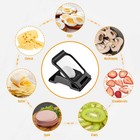 Multipurpose Heavy Duty Aluminium Egg Slicer  5 3 l X 3 1 w X 1 5 h  Black