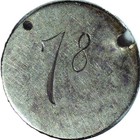 Vintage - Double Sided Seated Liberty Dime - Love Token - W C   78 - Lt 028