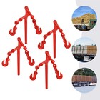 4pcs G80 Lever Chain Binders 5 16-3 8 In Chain Truck Trailer Tie Down 9200lbs