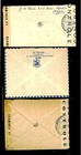 Algeria Ww Ii  1943 44  3 X Cover   Censors To Usa   F vf    2